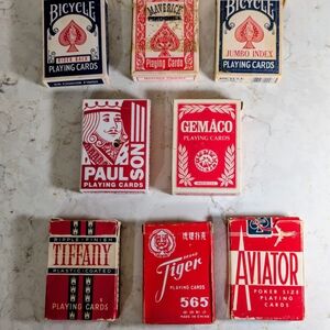 8 Vintage Casino Playing Card Decks – Tropicana + Las Vegas Casino Collection –